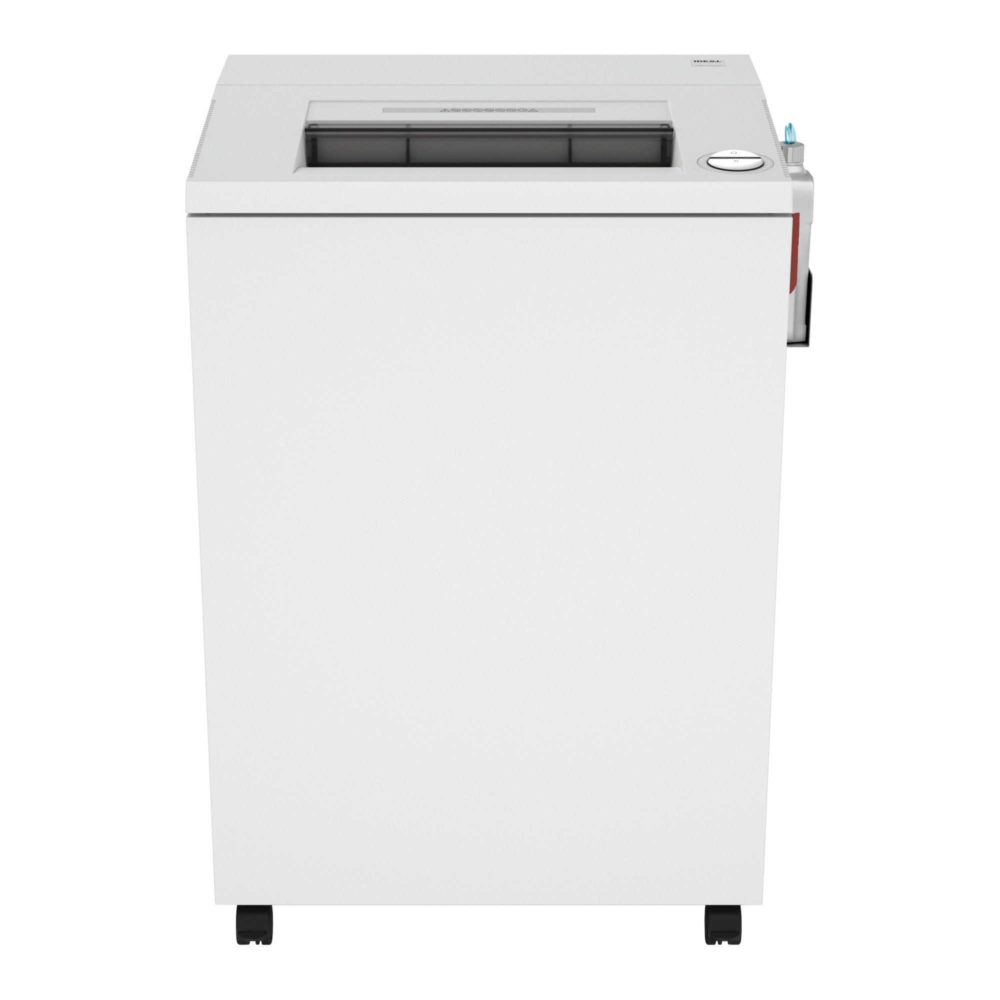 IDEAL Cross-Cut Commercial Office Paper Shredder with Automatic Oiler — 34-36 Sheet Capacity, 44-Gallon Bin, P-4 Security, 16in. Feed Opening, Model# 4003 P4